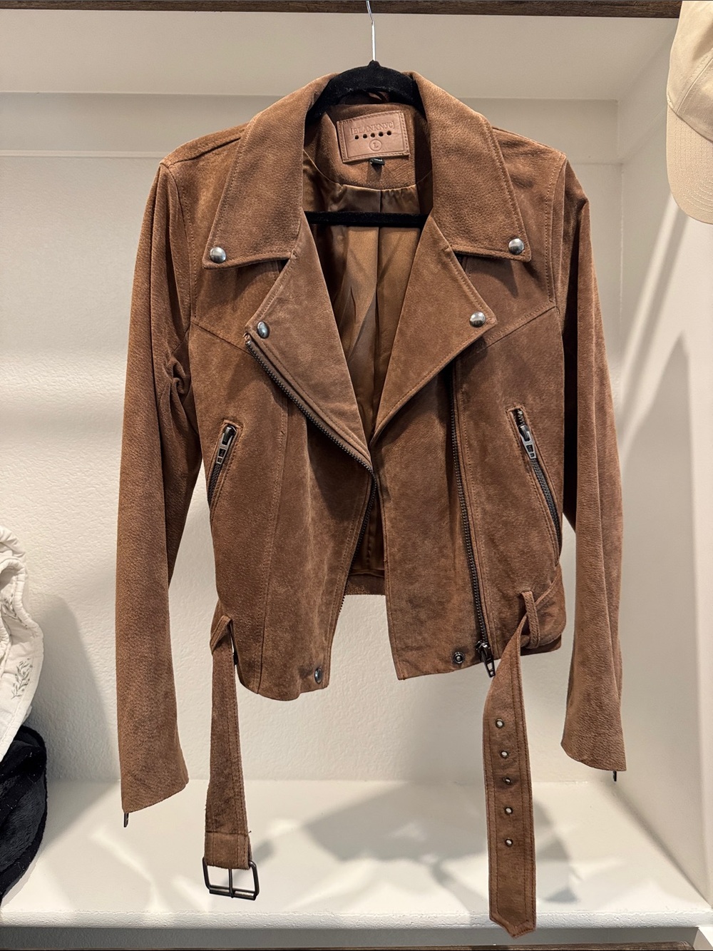 Blank NYC Suede Moto Jacket